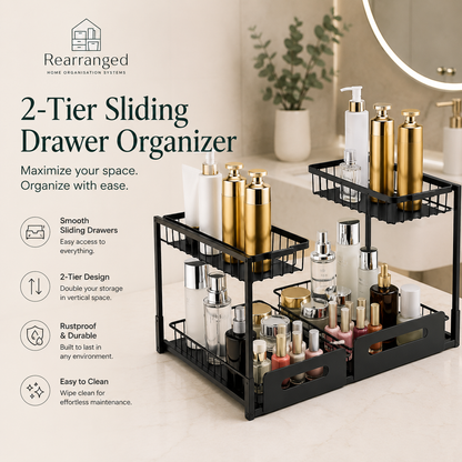 Metal Under-Sink Organizer Set