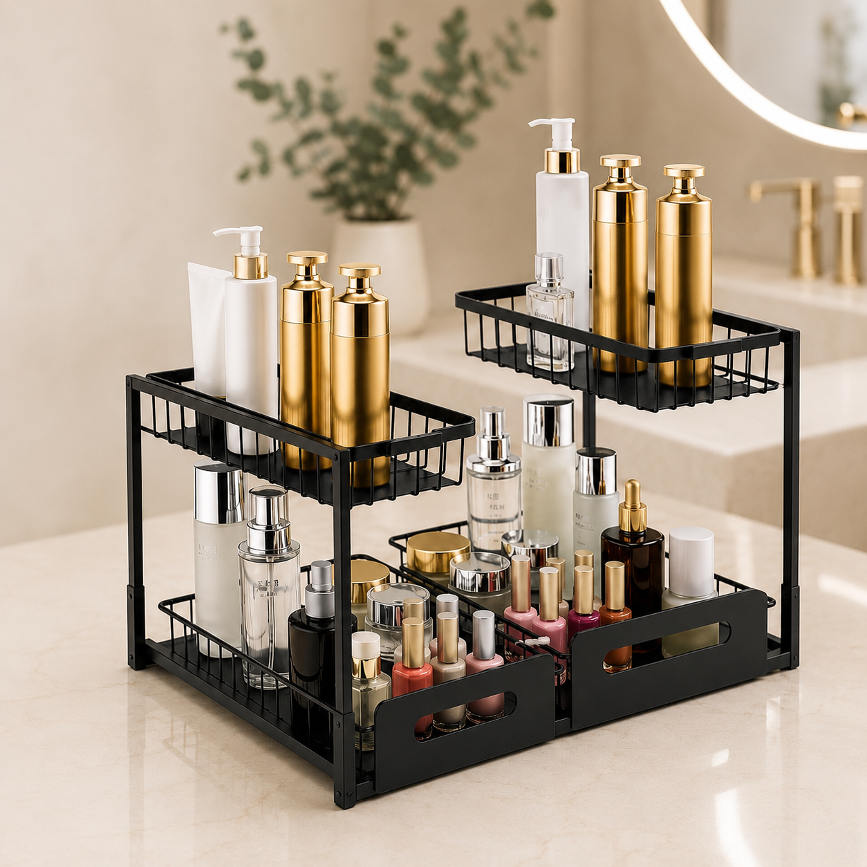 Metal Under-Sink Organizer Set