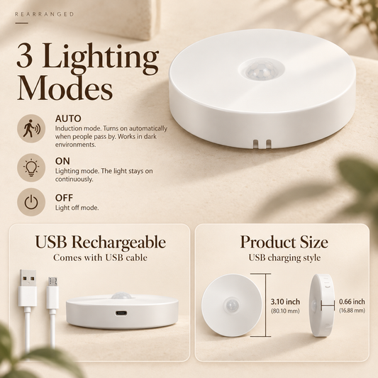 Disc Cordless Puck Lights