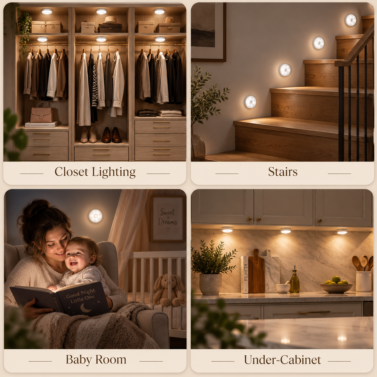 Disc Cordless Puck Lights