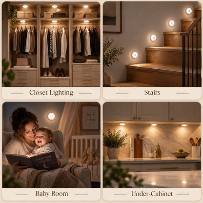 Disc Cordless Puck Lights