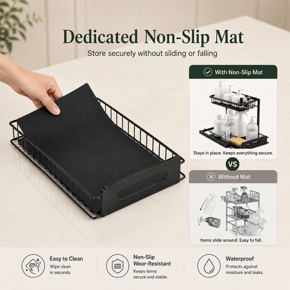 Metal Under-Sink Organizer Set