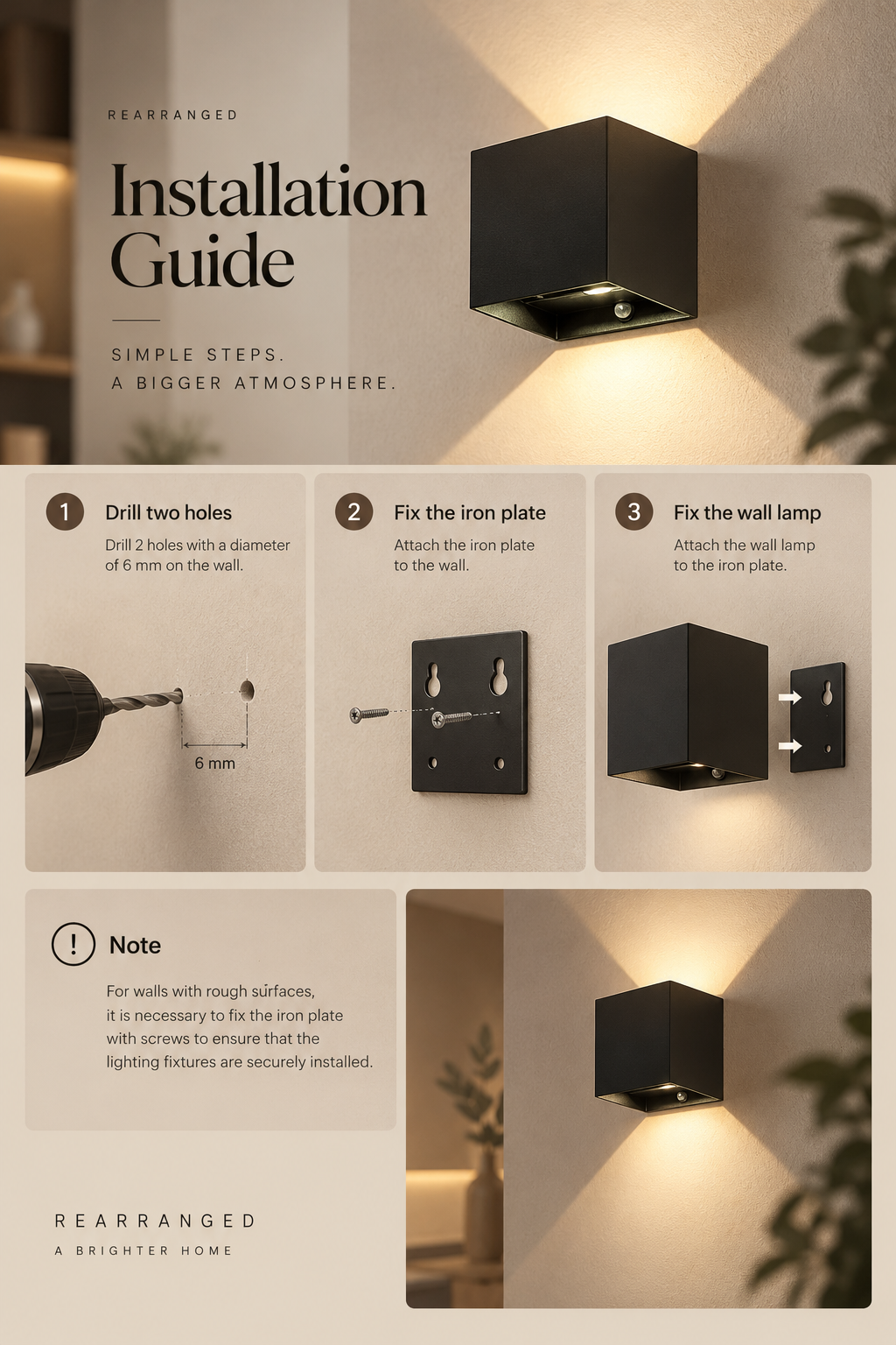 Cube Cordless Wall Sconce