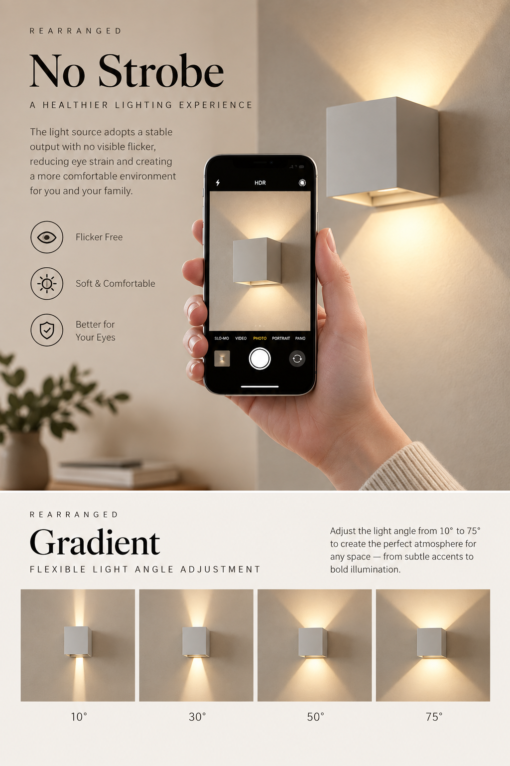Cube Cordless Wall Sconce